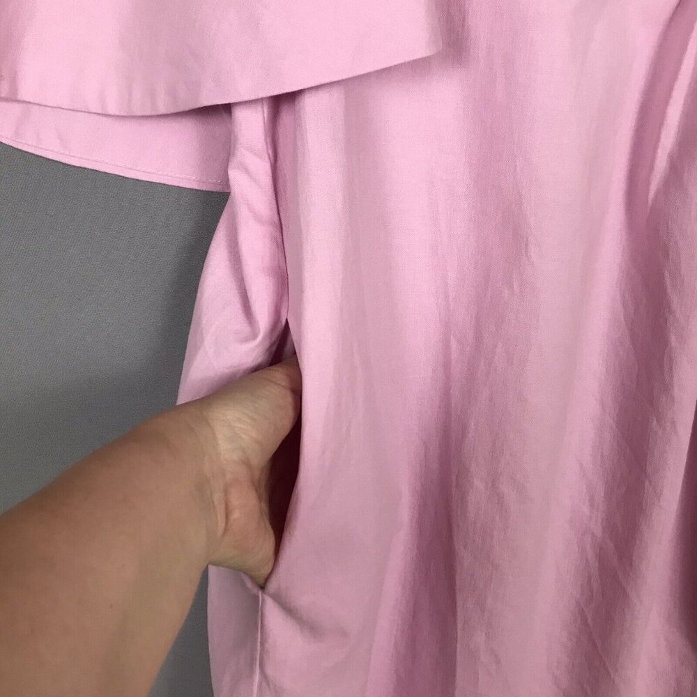 Tuckernuck Pomander Place Linen Flutter Dress Pink Coquette Coastal Beachy - Picture 8 of 16